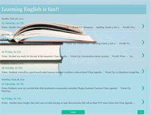 Tablet Screenshot of nana-learningenglishisfun.blogspot.com