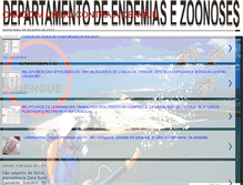 Tablet Screenshot of endemiasezoonoses.blogspot.com