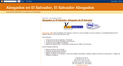 Desktop Screenshot of abogadosenelsalvador.blogspot.com