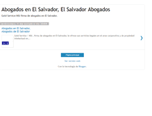 Tablet Screenshot of abogadosenelsalvador.blogspot.com