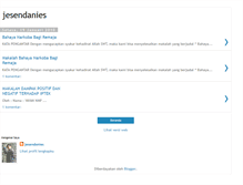 Tablet Screenshot of jesendanies.blogspot.com
