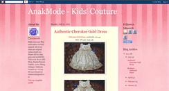 Desktop Screenshot of anakmode.blogspot.com