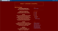 Desktop Screenshot of holycrosschapel.blogspot.com