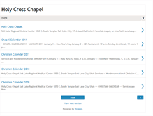 Tablet Screenshot of holycrosschapel.blogspot.com