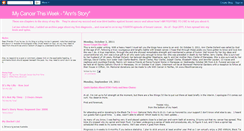 Desktop Screenshot of mycancerthisweek.blogspot.com