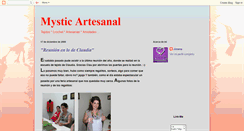 Desktop Screenshot of mysticartesanal.blogspot.com
