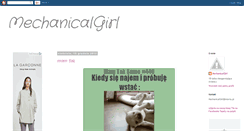 Desktop Screenshot of mechanicalgirlstyle.blogspot.com