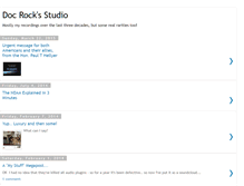 Tablet Screenshot of docrockstudio.blogspot.com