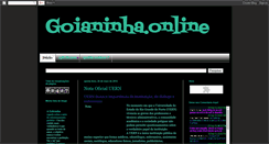 Desktop Screenshot of goianinhaonline.blogspot.com