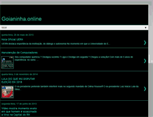 Tablet Screenshot of goianinhaonline.blogspot.com