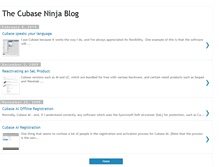 Tablet Screenshot of cubaseninja.blogspot.com