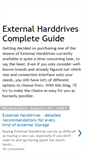 Mobile Screenshot of externalharddrives.blogspot.com