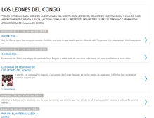 Tablet Screenshot of leonesdelcongo.blogspot.com