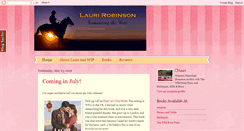 Desktop Screenshot of laurirobinson.blogspot.com