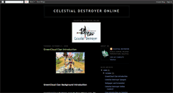 Desktop Screenshot of celestialdestroyeronline.blogspot.com