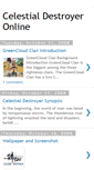 Mobile Screenshot of celestialdestroyeronline.blogspot.com