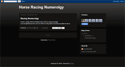 Desktop Screenshot of mozan-horse-racing-numerology-system.blogspot.com