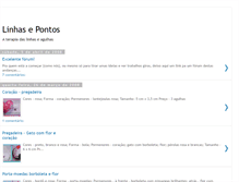Tablet Screenshot of linhas-e-pontos.blogspot.com