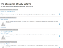 Tablet Screenshot of ladyoctaviachronicon.blogspot.com