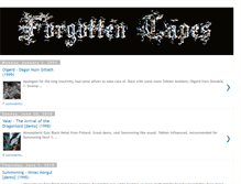 Tablet Screenshot of forgottentapes.blogspot.com
