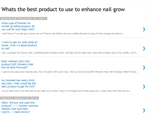 Tablet Screenshot of enhance-nail-growth.blogspot.com