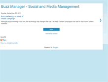 Tablet Screenshot of buzzmanagerblog.blogspot.com