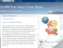 Tablet Screenshot of 30000feetawayfromhome.blogspot.com