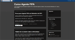 Desktop Screenshot of cursoagentefifa.blogspot.com