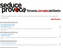 Tablet Screenshot of jornadasdiseno09.blogspot.com