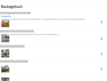 Tablet Screenshot of bautagebuch-deutschehausag.blogspot.com