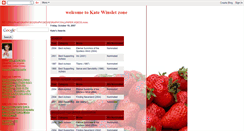 Desktop Screenshot of katewinsletzone.blogspot.com