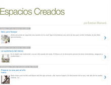 Tablet Screenshot of espacioscreados.blogspot.com