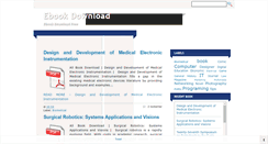 Desktop Screenshot of book-freedownload.blogspot.com