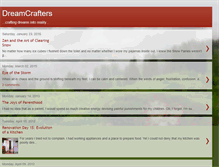 Tablet Screenshot of dreamcrafters.blogspot.com