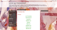 Desktop Screenshot of love24friendship.blogspot.com