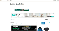 Desktop Screenshot of events-articles.blogspot.com