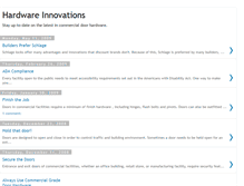 Tablet Screenshot of hardwareinnovations.blogspot.com