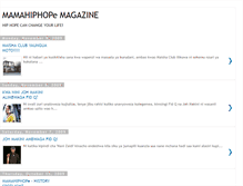 Tablet Screenshot of mamahiphopemagazine.blogspot.com