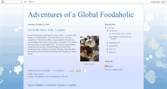 Desktop Screenshot of globalfoodaholic.blogspot.com