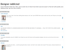 Tablet Screenshot of designeraddicted.blogspot.com