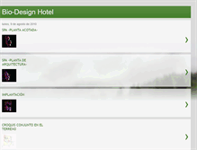 Tablet Screenshot of biodesignhotel.blogspot.com