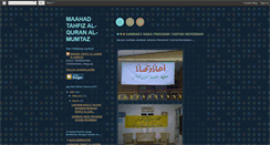 Desktop Screenshot of mumtazpenyu.blogspot.com