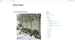 Desktop Screenshot of csizemore.blogspot.com