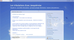 Desktop Screenshot of lestribulationsdunejonquieroise.blogspot.com