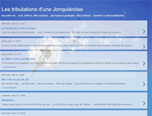 Tablet Screenshot of lestribulationsdunejonquieroise.blogspot.com
