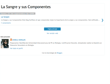 Tablet Screenshot of lasangreysuscomponentes.blogspot.com