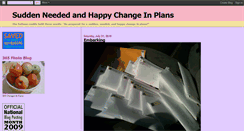 Desktop Screenshot of happychangeinplans.blogspot.com