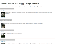 Tablet Screenshot of happychangeinplans.blogspot.com