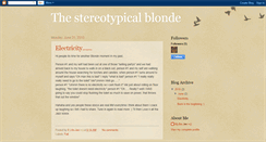 Desktop Screenshot of blondediarys.blogspot.com