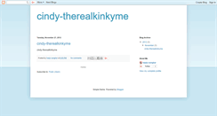 Desktop Screenshot of cindy-therealkinkyme.blogspot.com